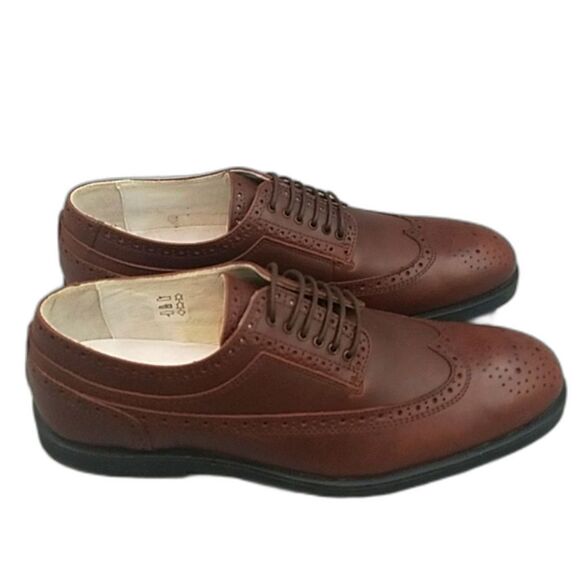 Swear London NWOT Logan Wingtip Oxford Dress Shoes, Leather Brown Men\'s sz 42 main image 6